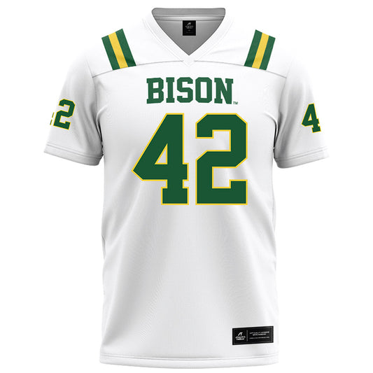 OKBU - NCAA Football : Bradley Amwayi - White Football Jersey-0