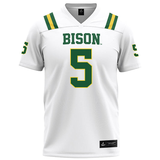 OKBU - NCAA Football : Devan Daniels - White Football Jersey-0