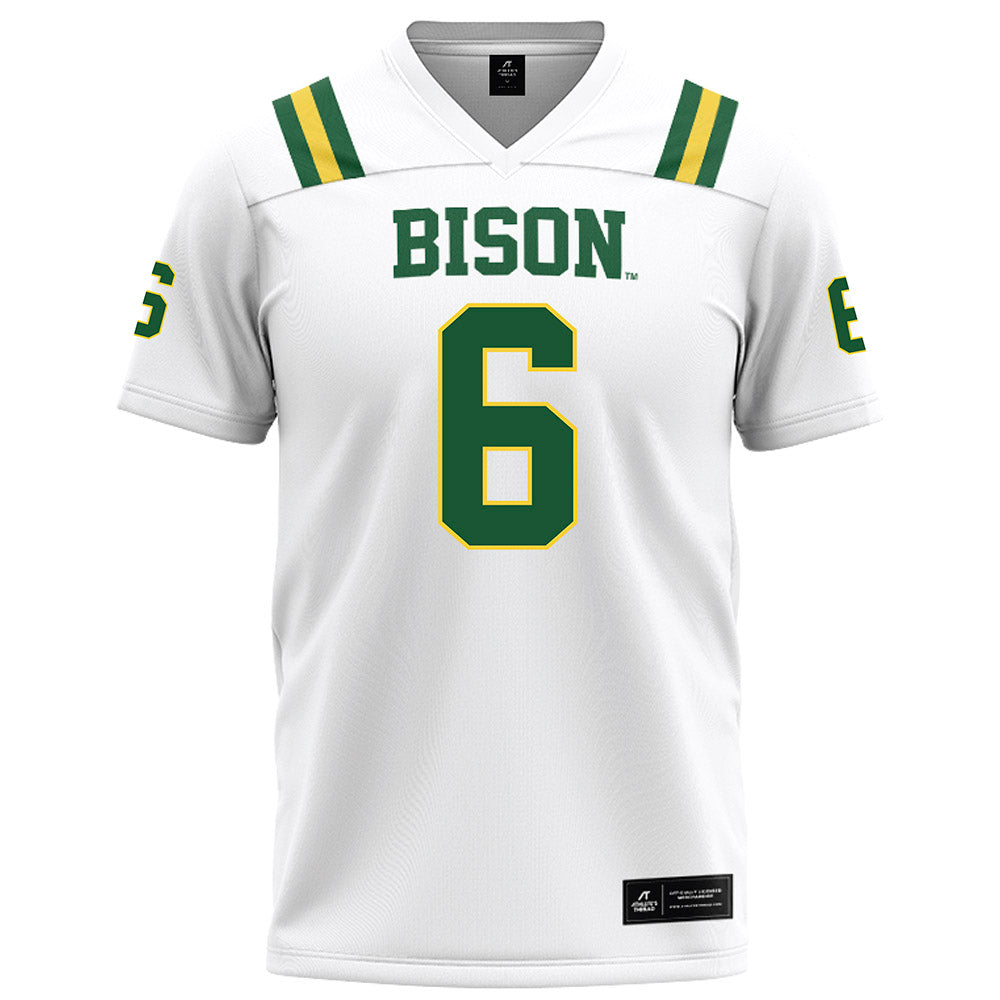 OKBU - NCAA Football : Tobias Braddy - White Football Jersey-0