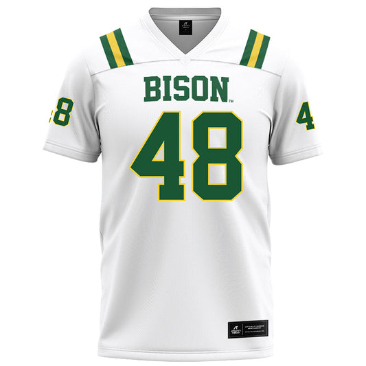 OKBU - NCAA Football : Morgan Cobb - White Football Jersey-0