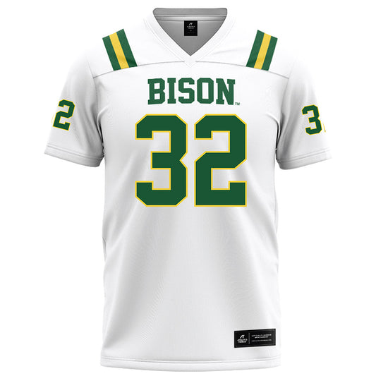 OKBU - NCAA Football : Sean Larry - White Football Jersey-0