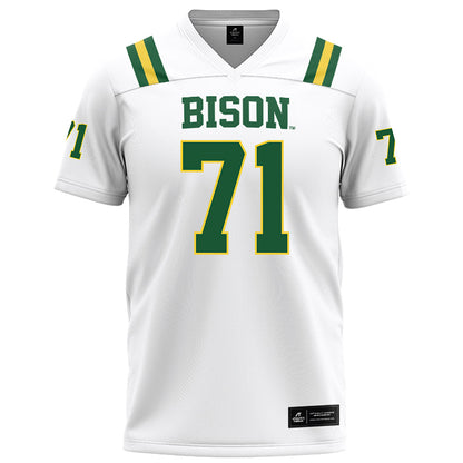 OKBU - NCAA Football : Owen Akin - White Football Jersey-0