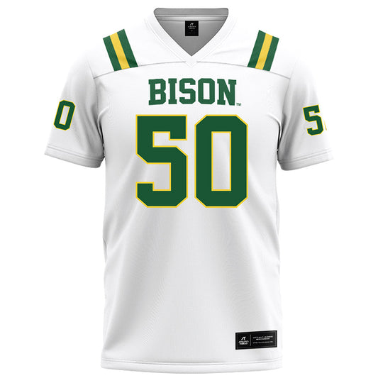 OKBU - NCAA Football : Landry Sattler - White Football Jersey-0