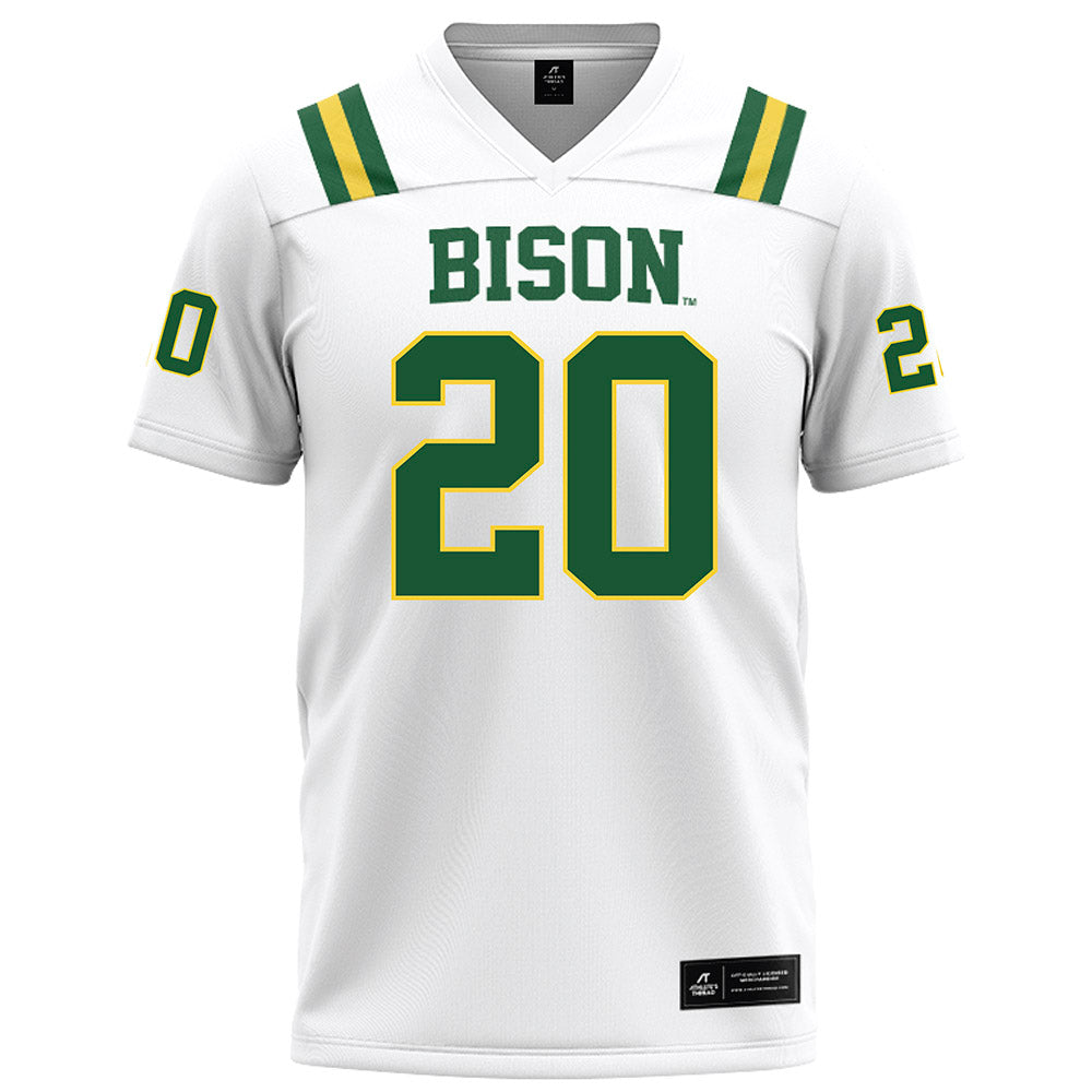 OKBU - NCAA Football : Xzavier Young - White Football Jersey-0