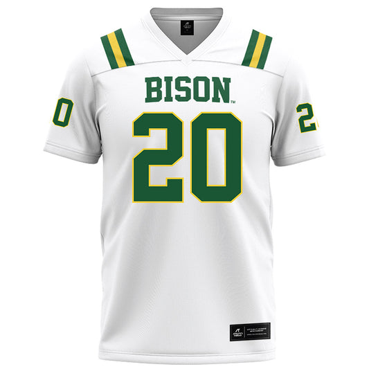 OKBU - NCAA Football : Xzavier Young - White Football Jersey-0