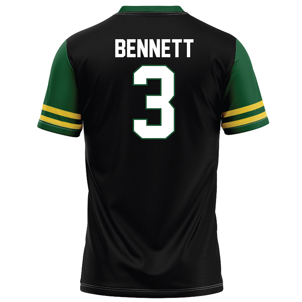 OKBU - NCAA Football : Mason Bennett - Black Football Jersey-1