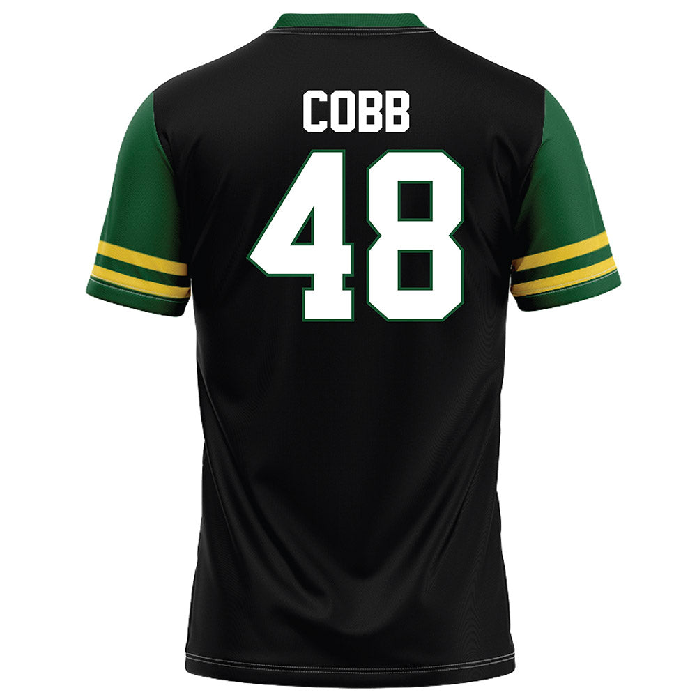 OKBU - NCAA Football : Morgan Cobb - Black Football Jersey-1