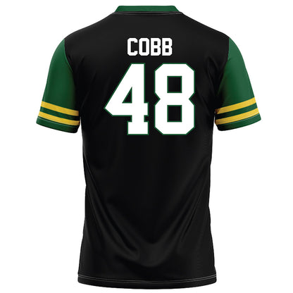 OKBU - NCAA Football : Morgan Cobb - Black Football Jersey-1