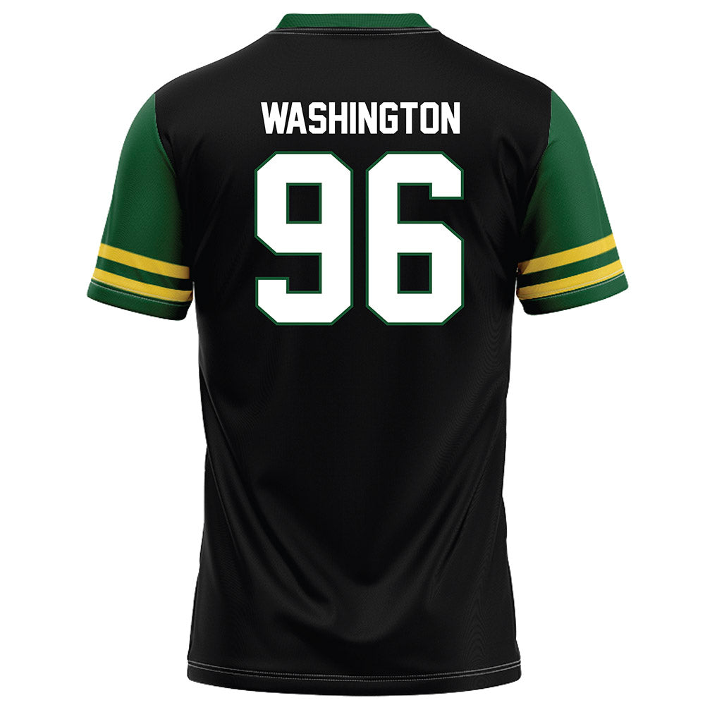 OKBU - NCAA Football : Noah Washington - Black Football Jersey-1
