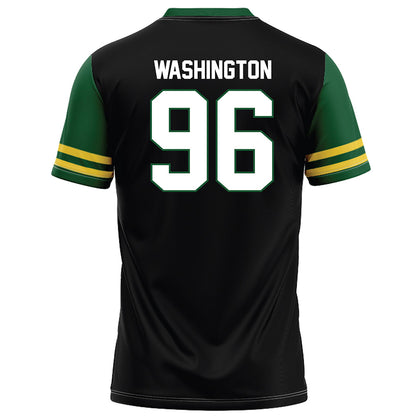 OKBU - NCAA Football : Noah Washington - Black Football Jersey-1