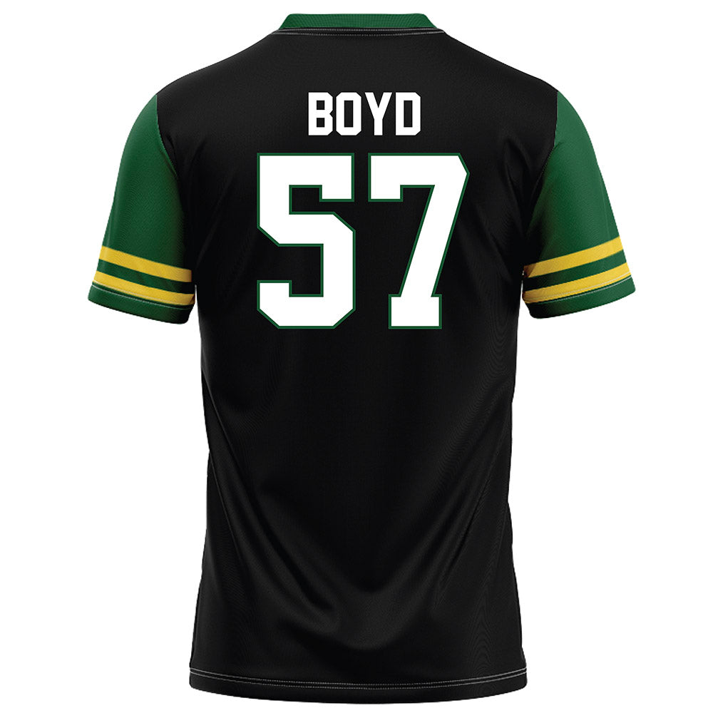 OKBU - NCAA Football : Carter Boyd - Black Football Jersey-1