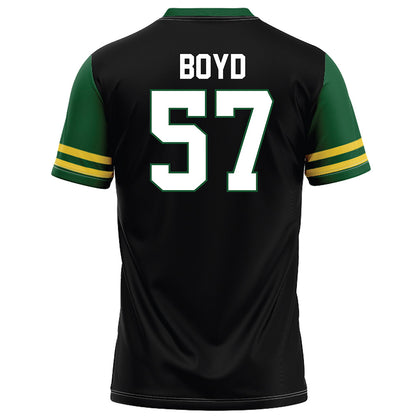 OKBU - NCAA Football : Carter Boyd - Black Football Jersey-1