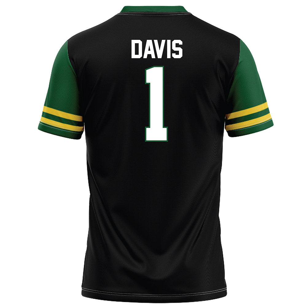 OKBU - NCAA Football : Xavier Davis - Black Football Jersey-1