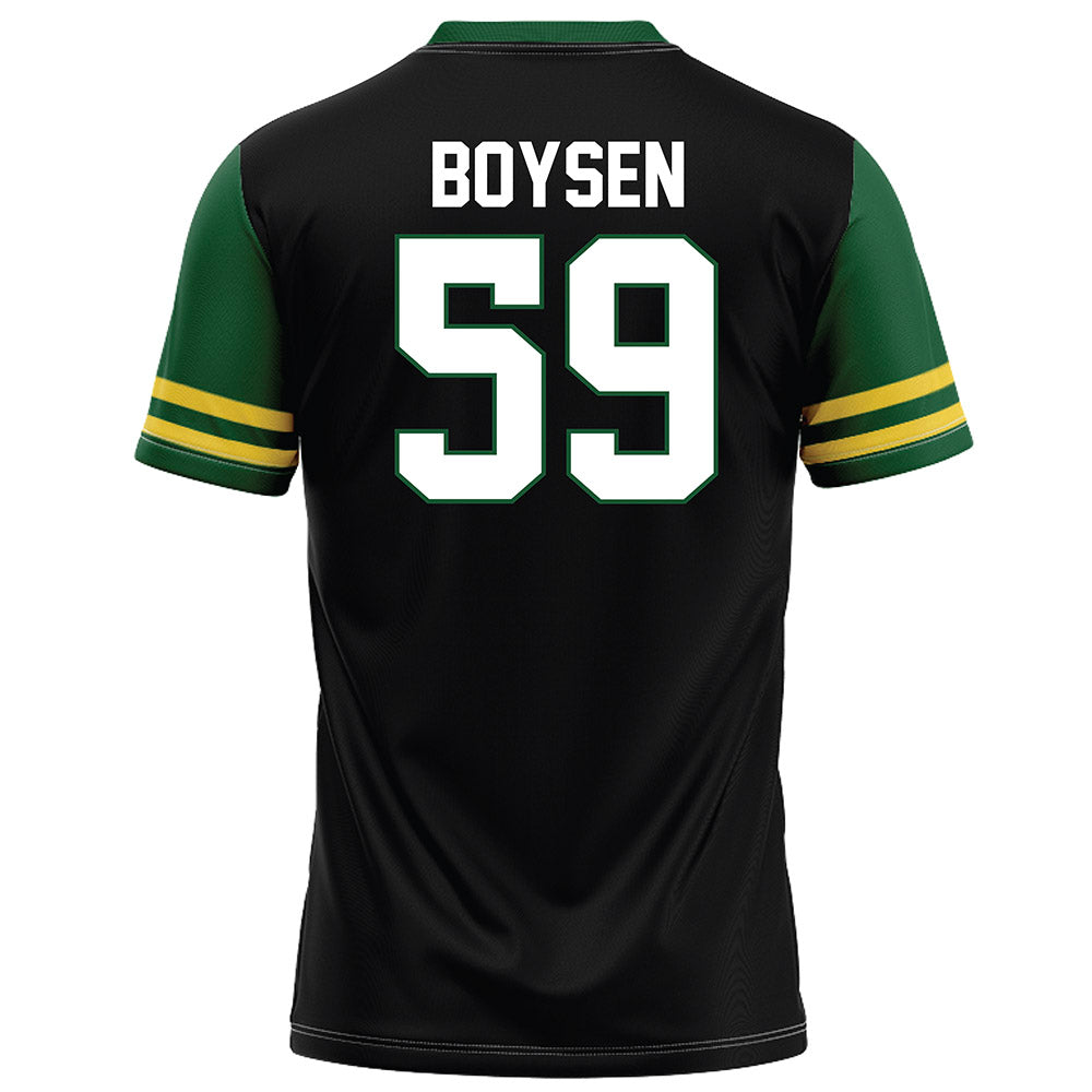 OKBU - NCAA Football : Robert Boysen - Black Football Jersey-1