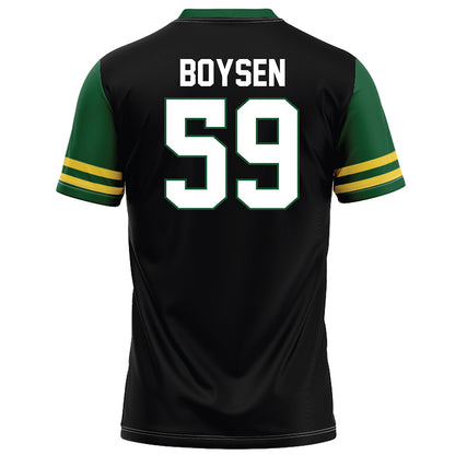 OKBU - NCAA Football : Robert Boysen - Black Football Jersey-1