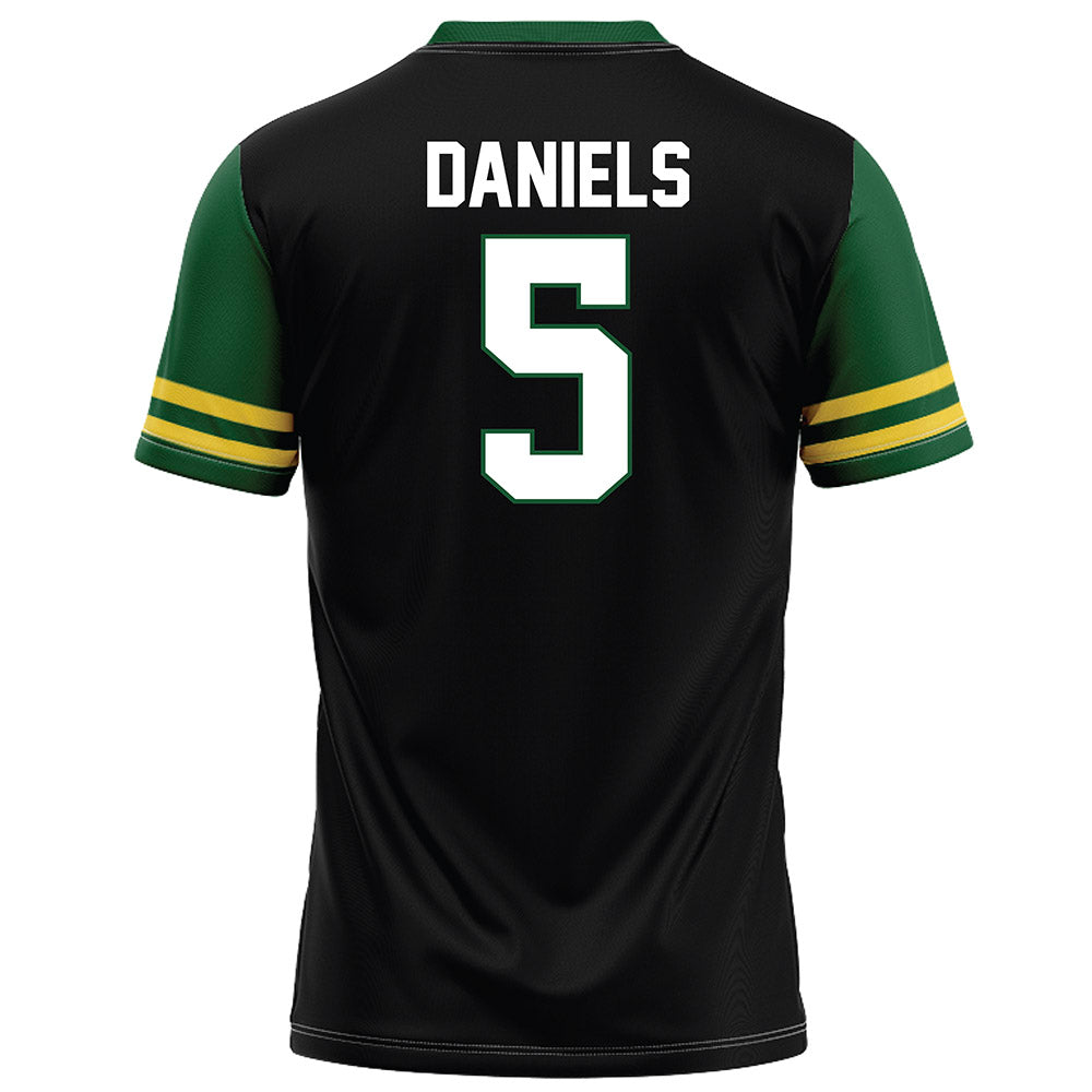 OKBU - NCAA Football : Devan Daniels - Black Football Jersey-1