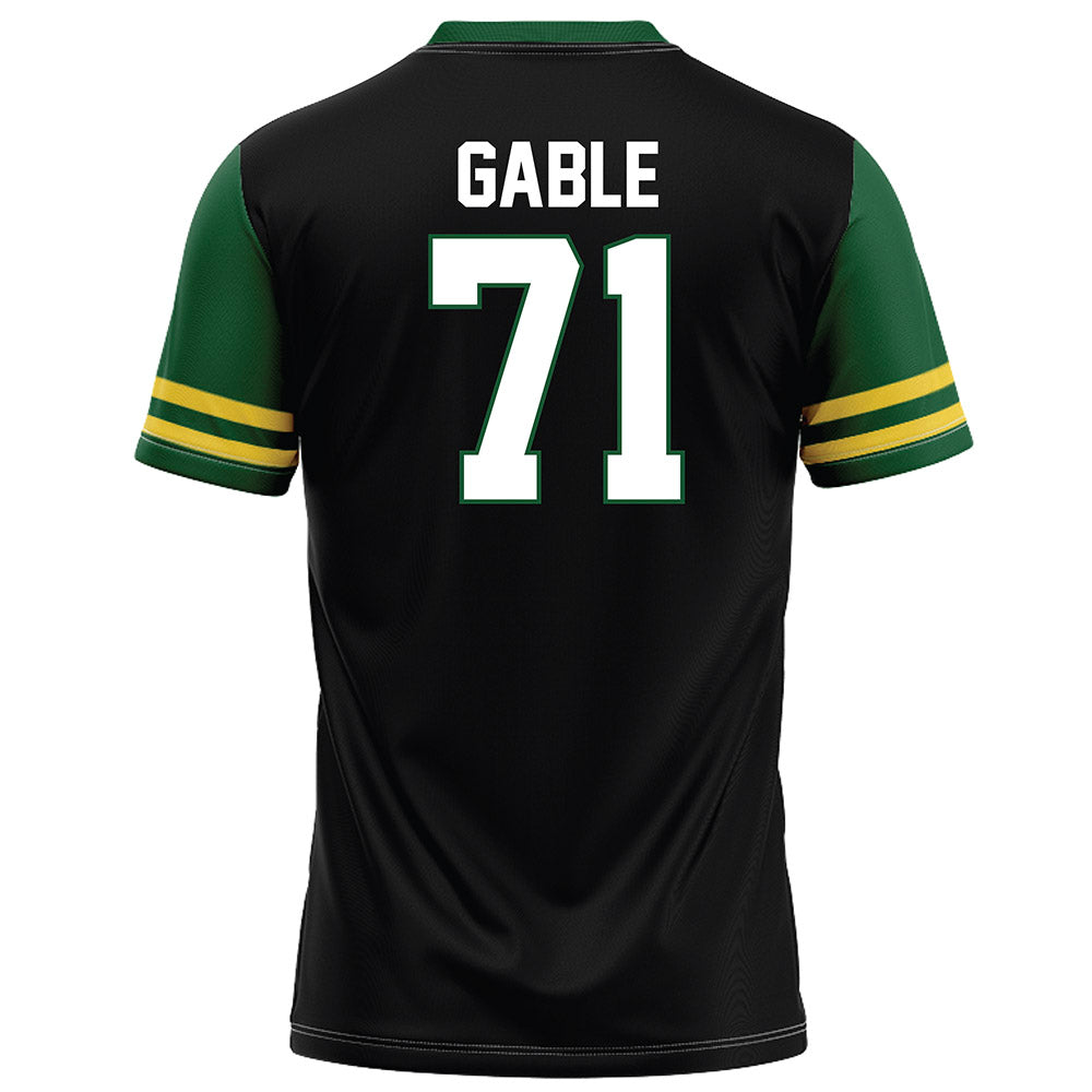 OKBU - NCAA Football : Tristan Gable - Black Football Jersey-1