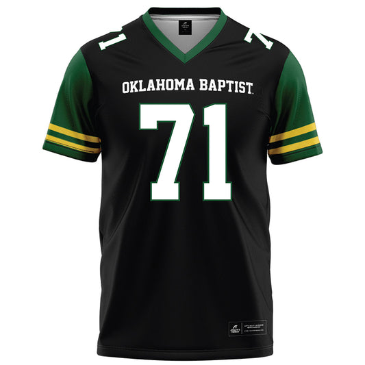 OKBU - NCAA Football : Owen Akin - Black Football Jersey-0