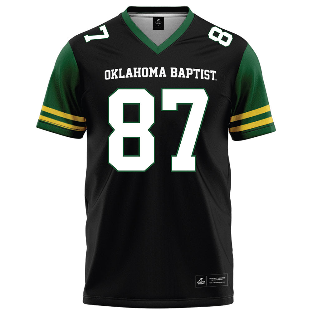 OKBU - NCAA Football : Jay Ladd - Black Football Jersey-0