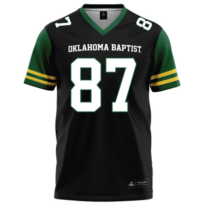 OKBU - NCAA Football : Jay Ladd - Black Football Jersey-0