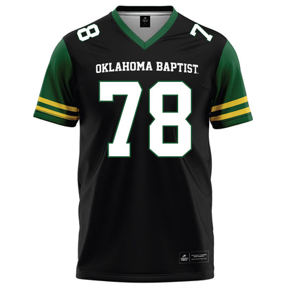 OKBU - NCAA Football : David Balderas - Black Football Jersey-0