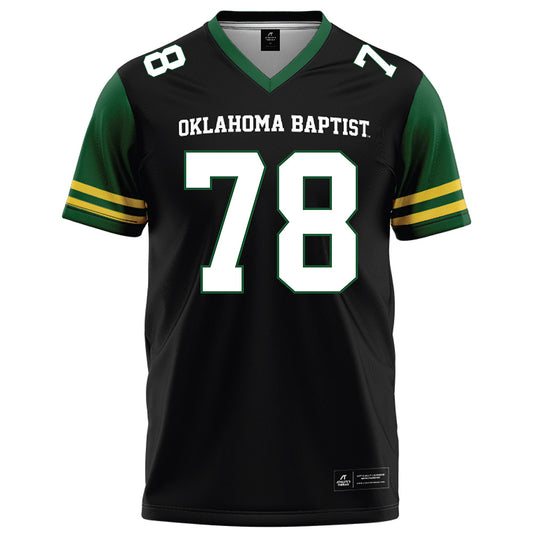 OKBU - NCAA Football : David Balderas - Black Football Jersey-0