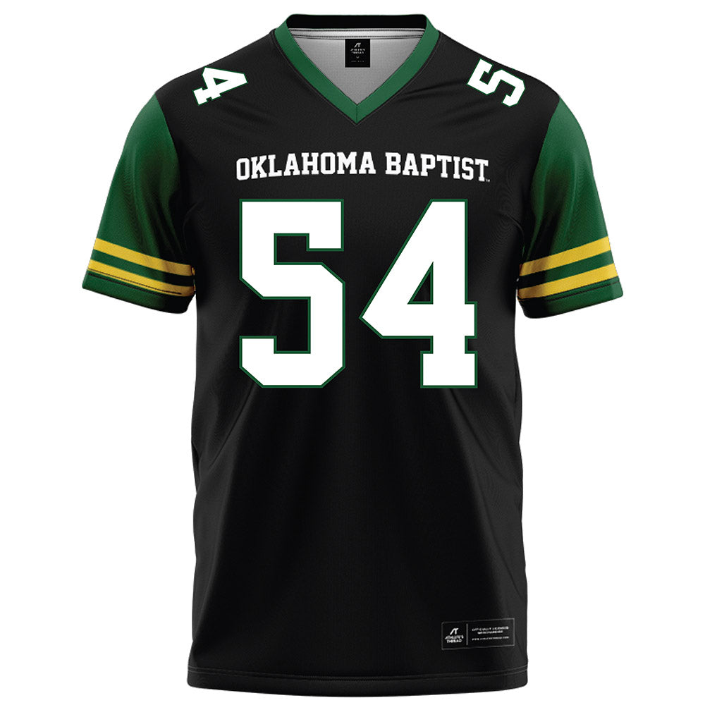 OKBU - NCAA Football : David Balderas - Black Football Jersey-0