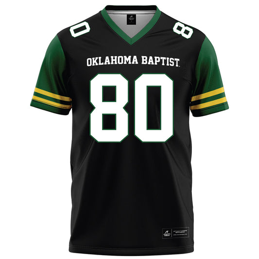 OKBU - NCAA Football : TJ Smith - Black Football Jersey-0