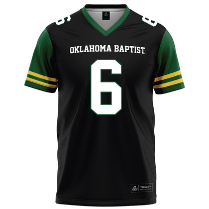 OKBU - NCAA Football : Jay Ladd - Black Football Jersey-0