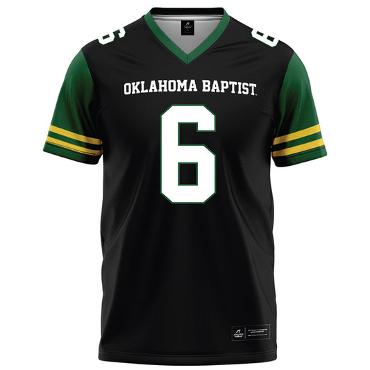 OKBU - NCAA Football : Jay Ladd - Black Football Jersey-0