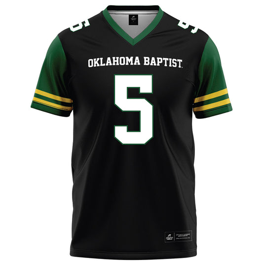 OKBU - NCAA Football : Joshua Mallard - Black Football Jersey-0