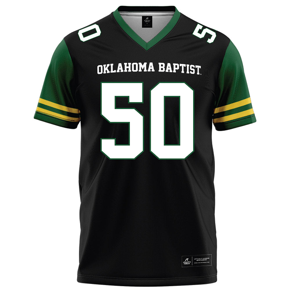 OKBU - NCAA Football : Landry Sattler - Black Football Jersey-0