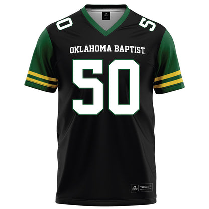 OKBU - NCAA Football : Landry Sattler - Black Football Jersey-0