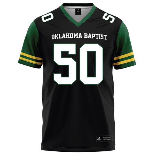 OKBU - NCAA Football : Landry Sattler - Black Football Jersey-0
