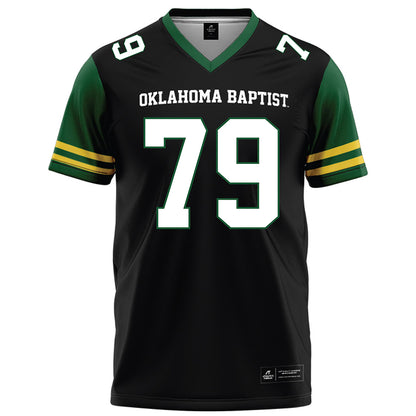 OKBU - NCAA Football : Brady Phillips - Black Football Jersey-0