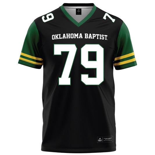 OKBU - NCAA Football : Brady Phillips - Black Football Jersey-0
