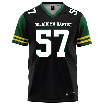 OKBU - NCAA Football : Carter Boyd - Black Football Jersey-0
