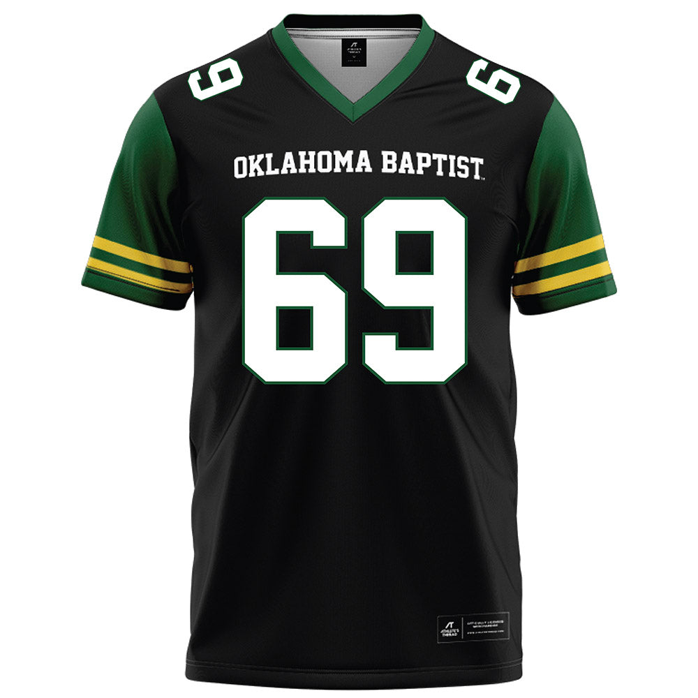 OKBU - NCAA Football : Morgan Cobb - Black Football Jersey-0