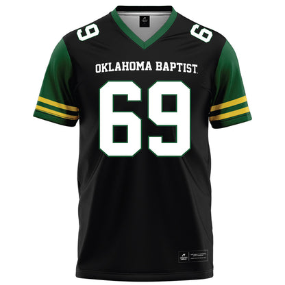 OKBU - NCAA Football : Morgan Cobb - Black Football Jersey-0