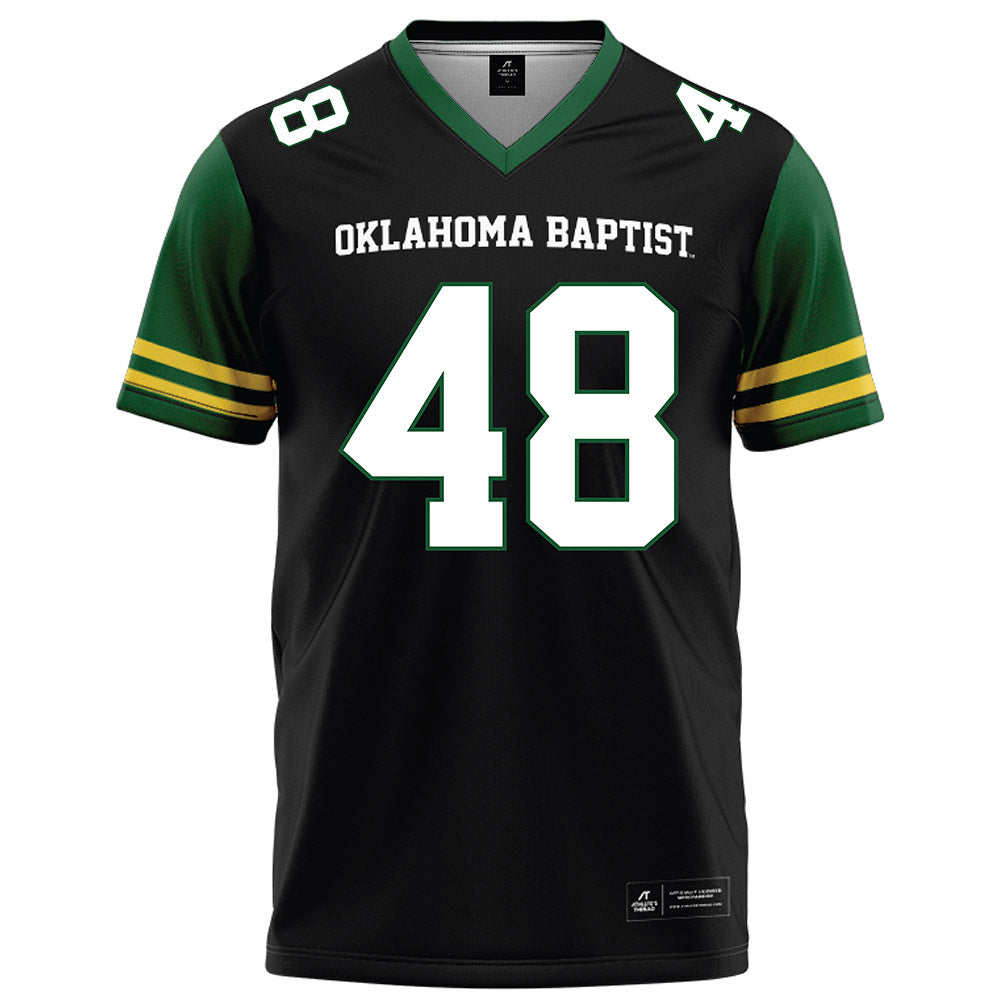 OKBU - NCAA Football : Morgan Cobb - Black Football Jersey-0