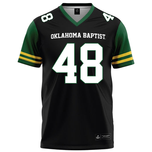 OKBU - NCAA Football : Morgan Cobb - Black Football Jersey-0