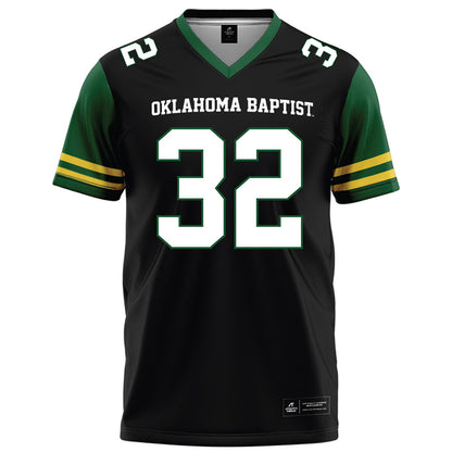 OKBU - NCAA Football : Sean Larry - Black Football Jersey-0