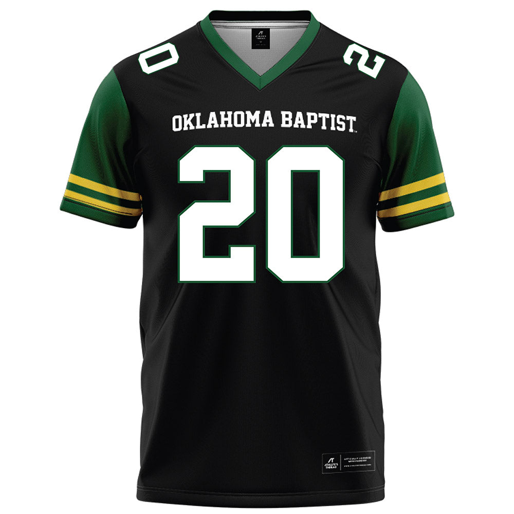 OKBU - NCAA Football : Xzavier Young - Black Football Jersey-0