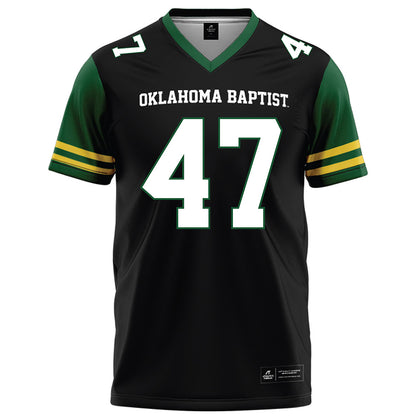 OKBU - NCAA Football : Jordan Garcia - Black Football Jersey-0