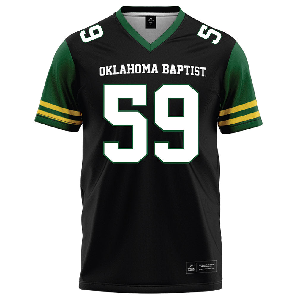 OKBU - NCAA Football : Robert Boysen - Black Football Jersey-0