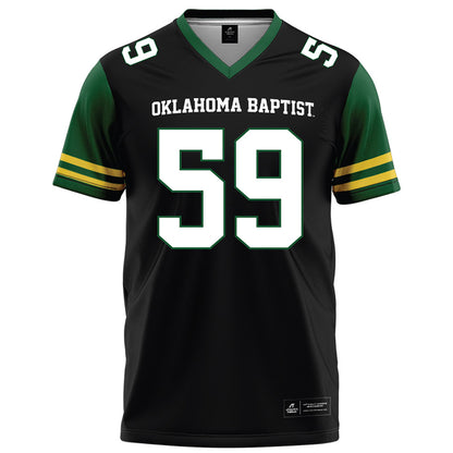 OKBU - NCAA Football : Robert Boysen - Black Football Jersey-0