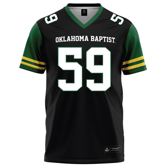OKBU - NCAA Football : Robert Boysen - Black Football Jersey-0
