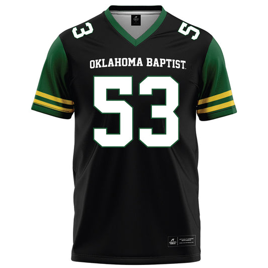 OKBU - NCAA Football : Andrew Sukmungsa - Black Football Jersey-0