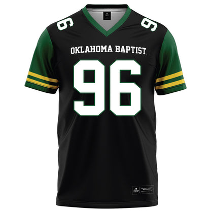 OKBU - NCAA Football : Noah Washington - Black Football Jersey-0