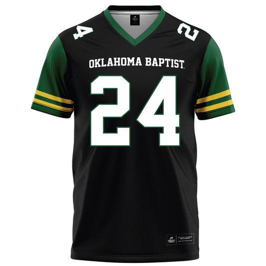 OKBU - NCAA Football : Monti Phillips jr. - Black Football Jersey-0